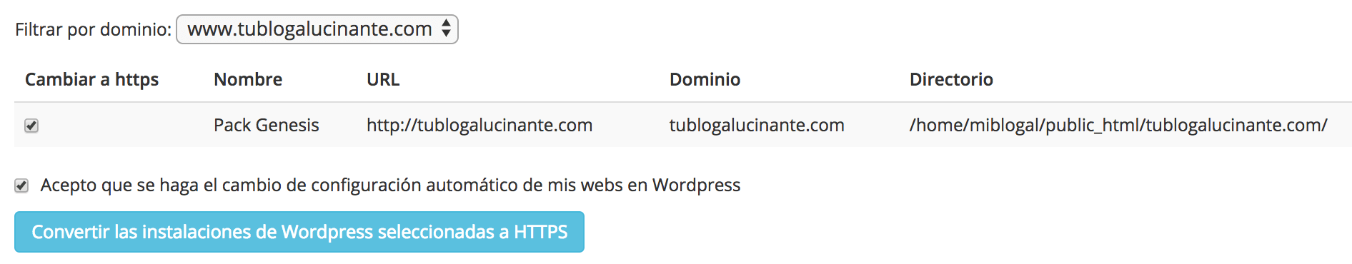 Wordpress https